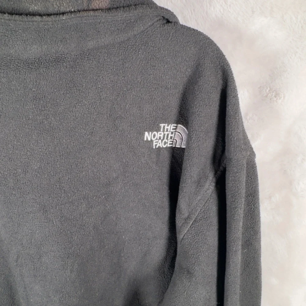 The North Face Mens XL TKA 100 Glacier Full Zip Fleece Jacket Black‎ NF0A3Y2L